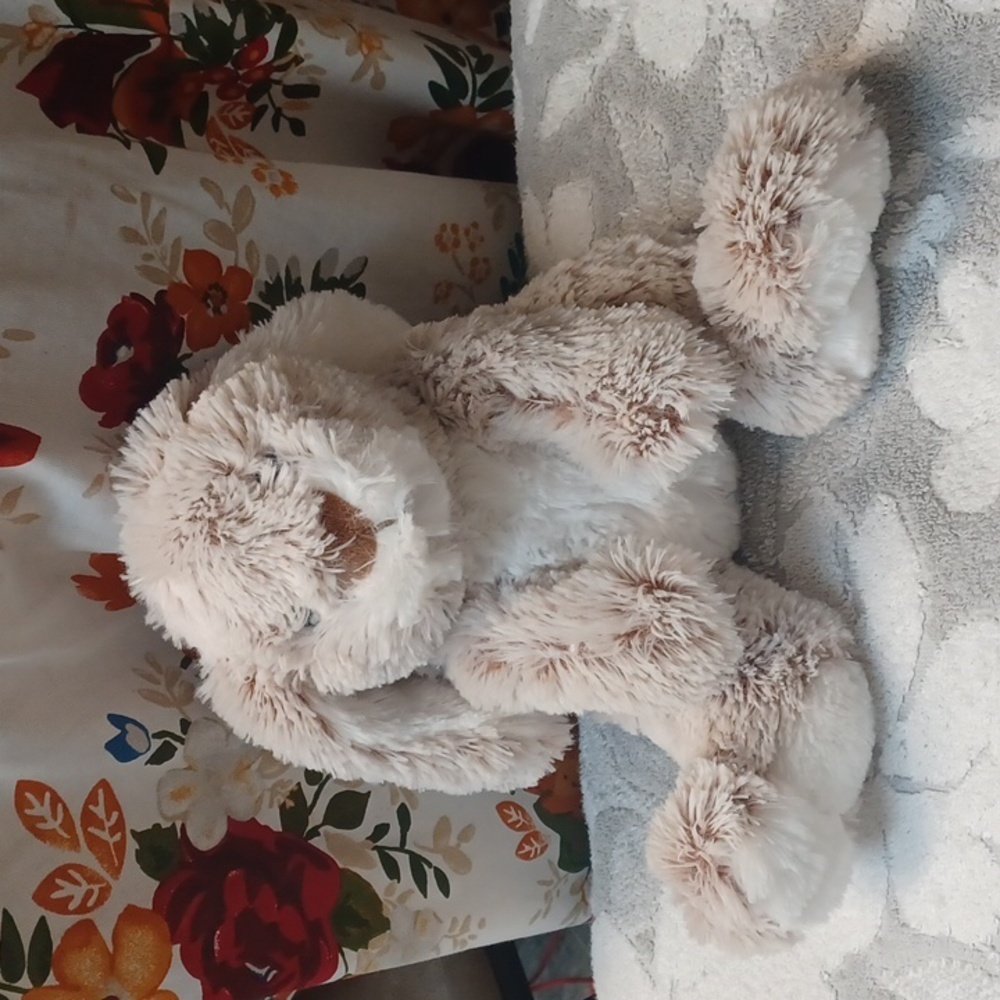 MELISSA Y DOUG Fluffy Plush Bunny Toy - Picture 2 of 5